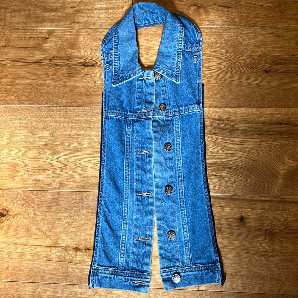 Veronica Beard slate denim dickie